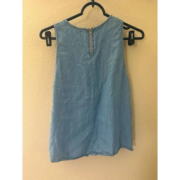 Paper Crane Denim Tank - Picture 2 of 3